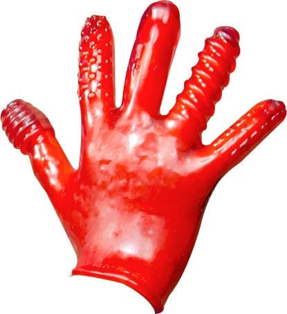 Fingerfuck Penetrationshandschuh Rot