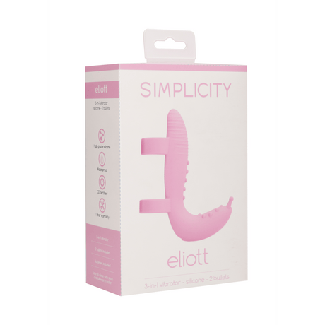 Fingervibrator Simplicity Eliott Pink 11,3 cm – Ansicht 2