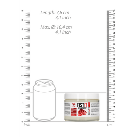 Fisting Anal Gleitgel extra dickflüssig Erdbeere 500 ml
