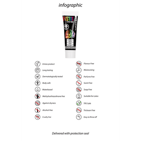 Fisting Anal Gleitgel extra dickflüssig Regenbogen 25 ml – Ansicht 3