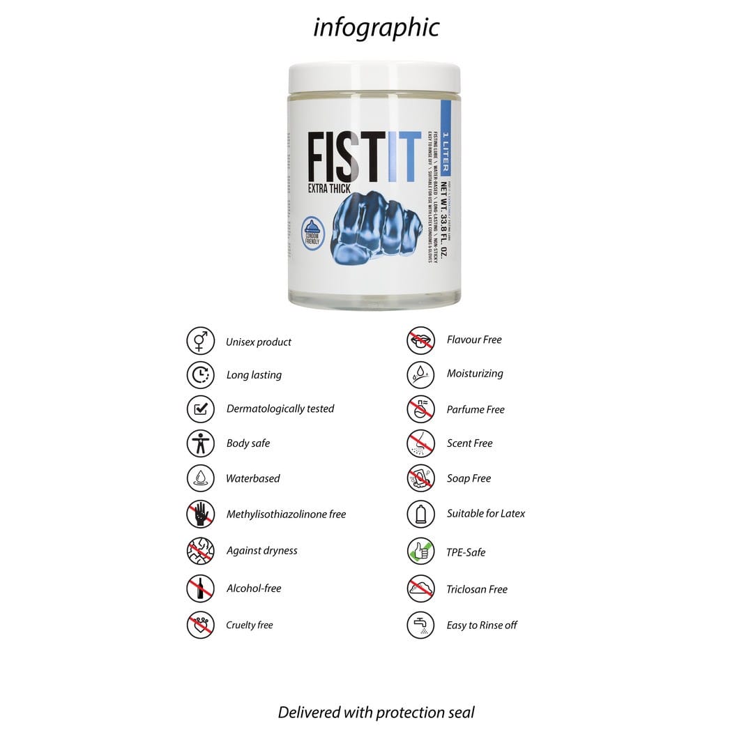 Fisting Anal Gleitgel extra dickflüssig Transparent 1000 ml