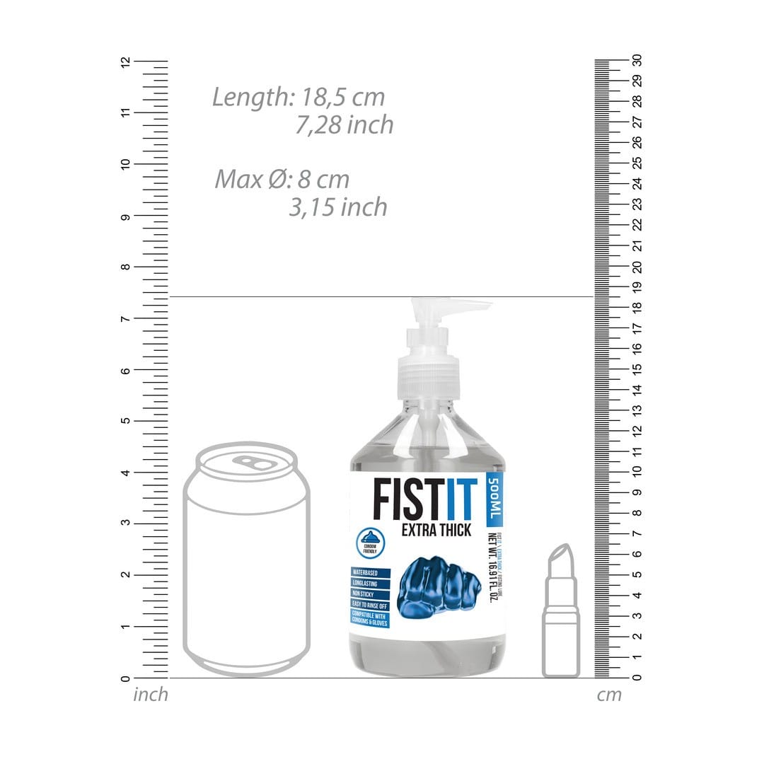Fisting Anal Gleitgel extra dickflüssig Transparent 500 ml