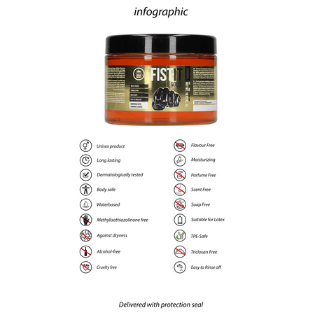 Fisting Anal Gleitgel Gold Premium 500 ml
