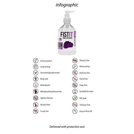 Fisting-Gleitgel Fist It Relaxer 500 ml Pumpflasche – Ansicht 3