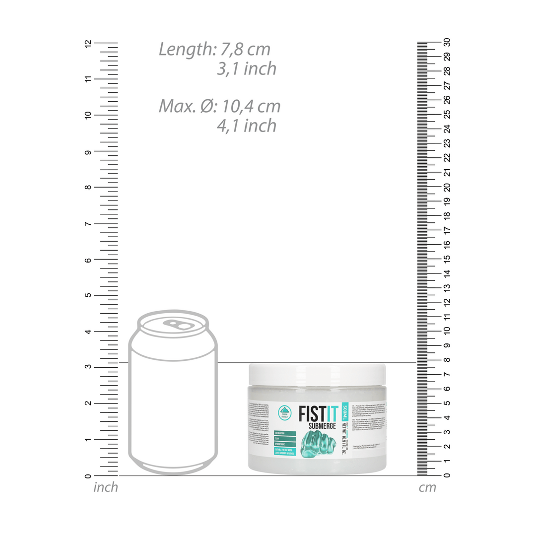 Fisting Anal Gleitgel Submerge Durchsichtig 500 ml