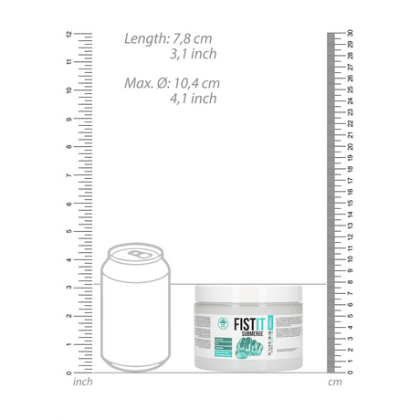 Fisting Anal Gleitgel Submerge Durchsichtig 500 ml