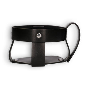 Fisting Anal Gürtelhalter für Gleitgel Schwarz Ø 10,5 cm