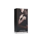 Flogger Ouch Elegant aus Leder und Neopren Grau – Ansicht 2