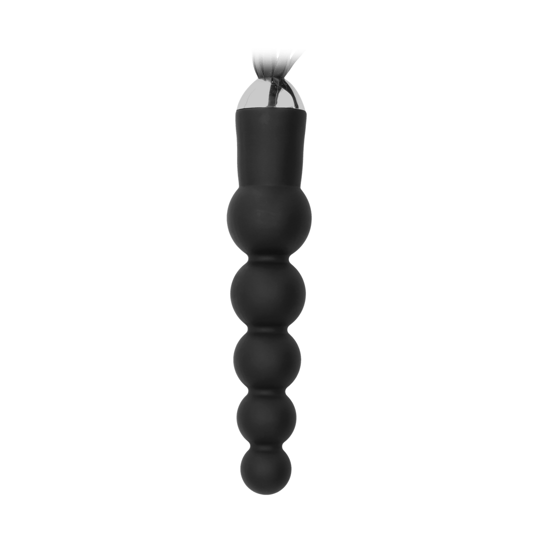 Flogger Ouch mit Silikondildo als Griff Schwarz 49 x Ø 4,7 cm – Ansicht 3