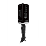 Flogger Ouch mit Silikondildo als Griff Schwarz 49 x Ø 4,7 cm – Ansicht 2