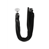 Flogger Ouch mit Strasssteinen Schwarz 33 x 3 cm – Ansicht 4