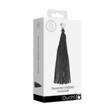 Flogger Ouch mit Strasssteinen Schwarz 33 x 3 cm – Ansicht 2