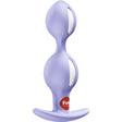Analplug B-Balls Duo Lila 13 x 4 cm