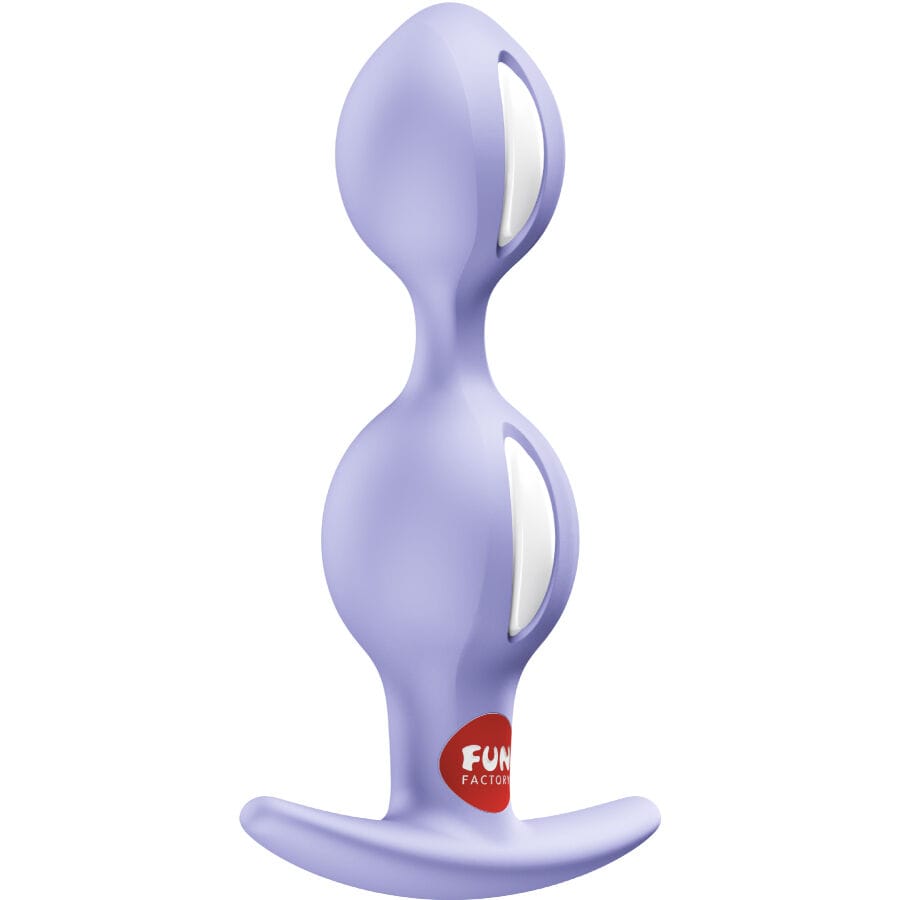 Analplug B-Balls Duo Anal Plug Lila 13 x 4 cm