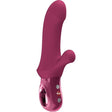 Rabbit-Vibrator Bi Stronic Curve Weinrot Transparent