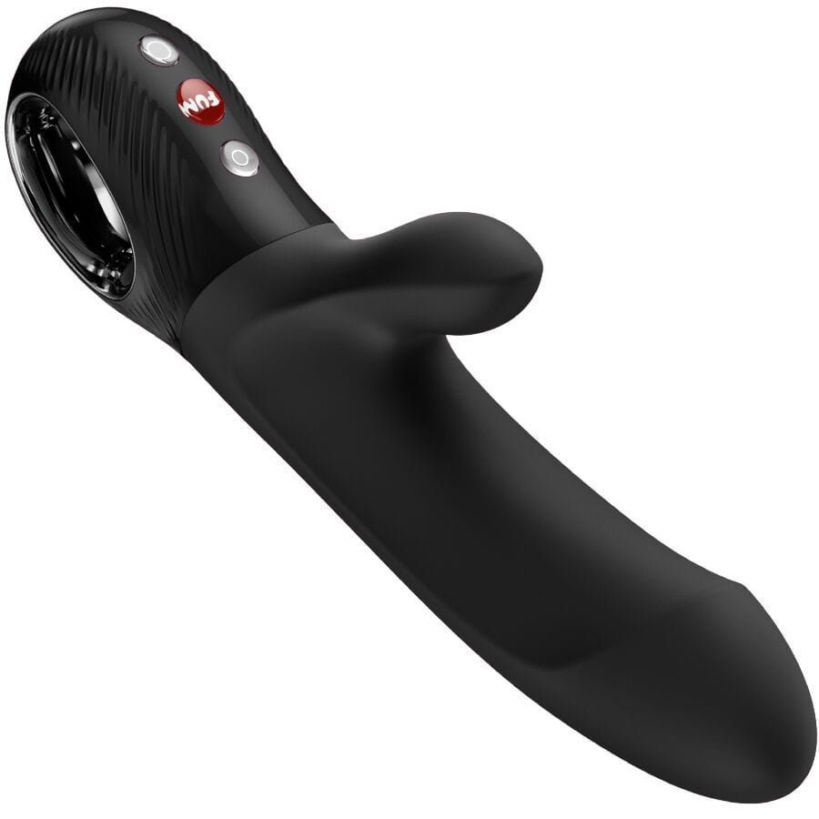 Rabbit-Vibrator Bi Stronic Embrace Thrusting Rabbit Pulsators Black.1