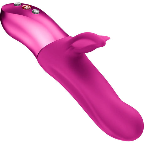 Rabbit-Vibrator Bi Stronic Fusion Thrusting Rabbit Pulsators Magenta 22 x 4 cm.1