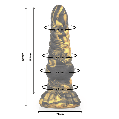 Furias Griechisch Mythologische Kreatur Fantasy-Dildo 15 x 5,2 cm