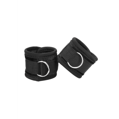 Fußfesseln Ouch aus Samt mit Klettverschluss 39 cm Schwarz – Ansicht 4