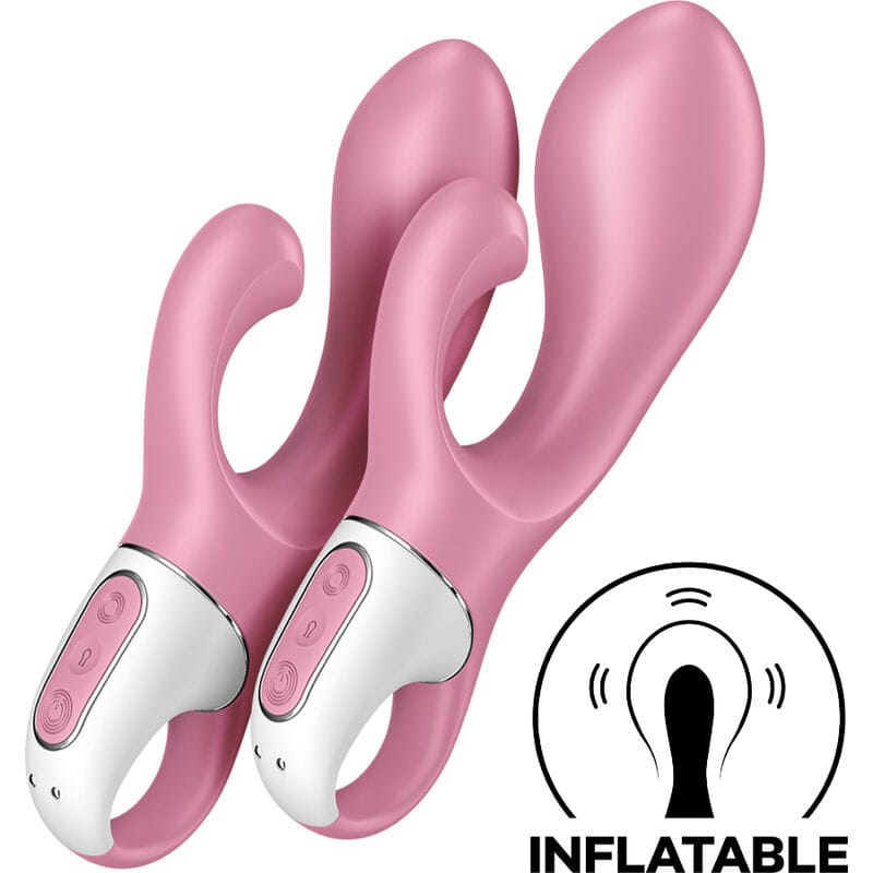 G-Punkt-Vibrator Air Pump Bunny 2 Rosa 20 x 3,5 cm