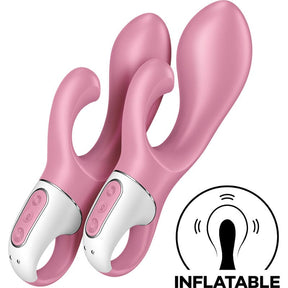 G-Punkt-Vibrator Air Pump Bunny 2 Rosa 20 x 3,5 cm