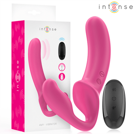 G-Punkt-Vibrator Amy Doppelvibrator Rosa Fernbedienung 20 x 3 cm