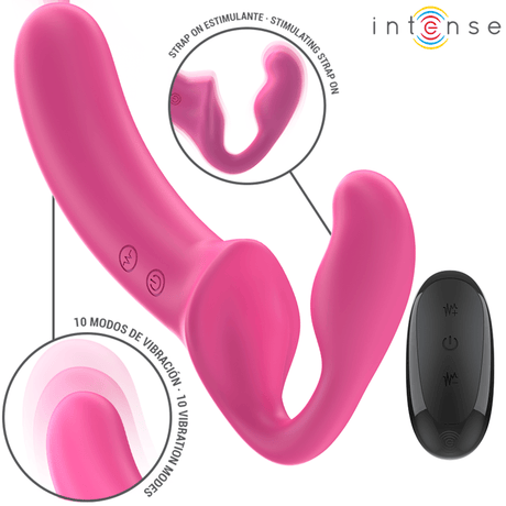 G-Punkt-Vibrator Amy Doppelvibrator Rosa Fernbedienung 20 x 3 cm