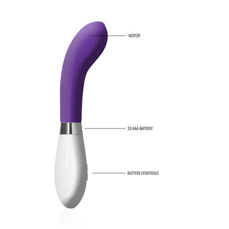 G-Punkt-Vibrator Apollo Violett 20 x Ø 3,6 cm – Ansicht 3