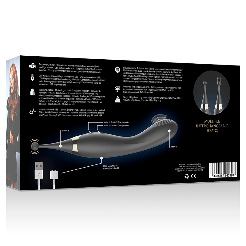 G-Punkt-Vibrator Austauschbarer Klitoresstimulator und Pulsations