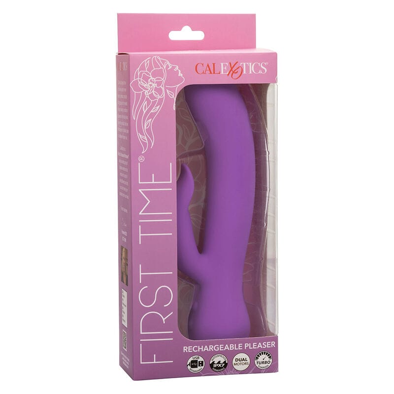 G-Punkt-Vibrator First Time Pleaser Wiederaufladbar Lila