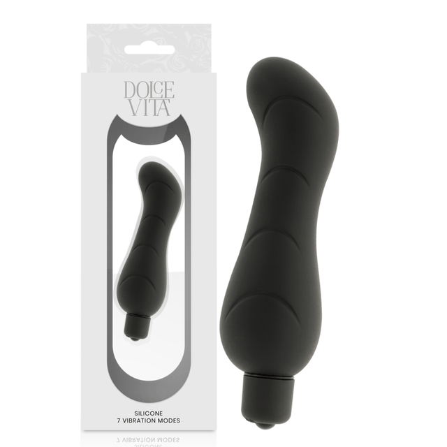 G-Punkt-Vibrator Genius Silikon Schwarz Ø 4 cm