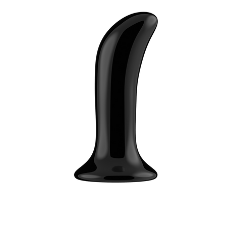 G-Punkt-Vibrator Prickly Glas mit Saugfuß und Fernbedienung Schwarz 9,4 x Ø 2,9 cm – Ansicht 5