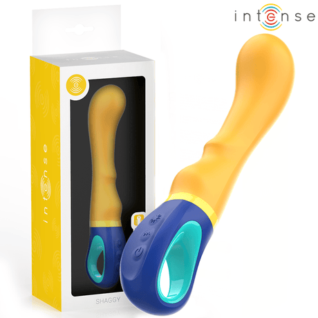 G-Punkt-Vibrator Intensiv Shaggy Gelber g-Spot