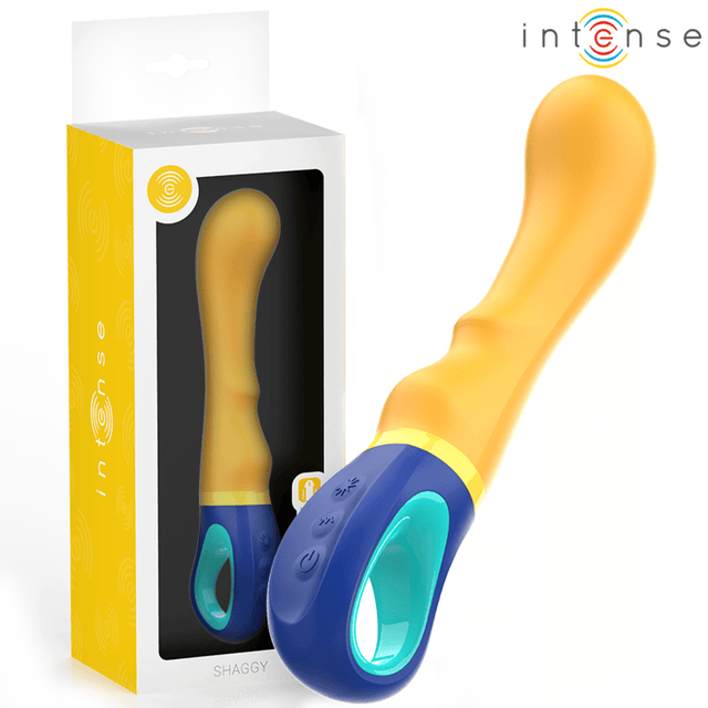 G-Punkt-Vibrator Intensiv Shaggy Gelber g-Spot