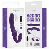 G-Punkt-Vibrator Jill Doppelvibrator Lila Fernbedienung 20 x 3 cm