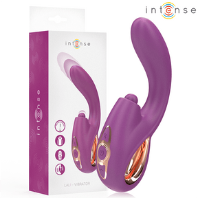 G-Punkt-Vibrator Lali Multifunktions- Tapping & Stoss & Vibration Lila