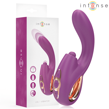 G-Punkt-Vibrator Lali Multifunktions- Tapping & Stoss & Vibration Lila