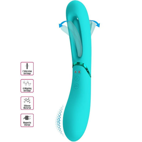 G-Punkt-Vibrator Lexie g-Spot 7 Vibrationen Blau