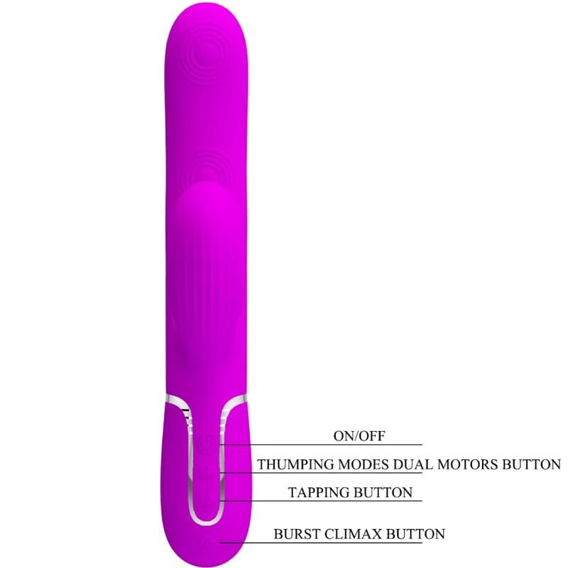 G-Punkt-Vibrator Perlita Multifunktions-3-in-1-g-Spot- Violett