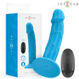 G-Punkt-Vibrator Phoebe 10 Vibrationen Blaue Fernbedienung 19 x 3,5 cm