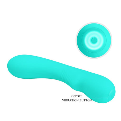 G-Punkt-Vibrator Prescott Wiederaufladbarer Aqua Green 19 x 4 cm