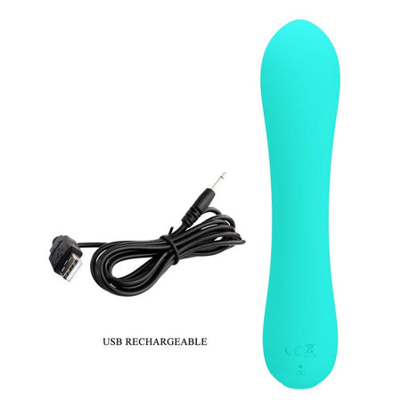 G-Punkt-Vibrator Prescott Wiederaufladbarer Aqua Green 19 x 4 cm