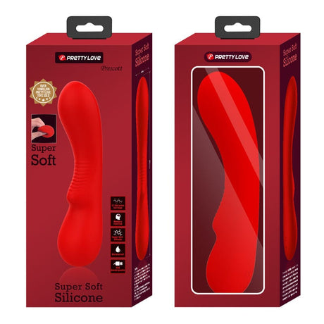 G-Punkt-Vibrator Prescott Wiederaufladbarer Rot 19 x 4 cm