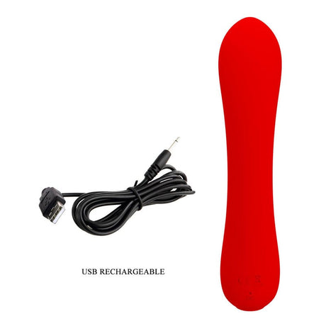 G-Punkt-Vibrator Prescott Wiederaufladbarer Rot 19 x 4 cm