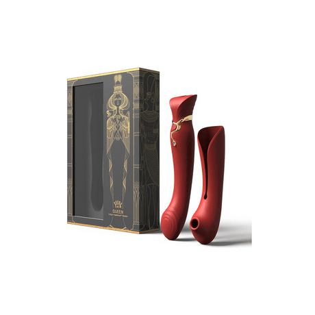 G-Punkt-Vibrator Queen mit Luftdruckstimulator 11,5 x 3,5 cm – Ansicht 2