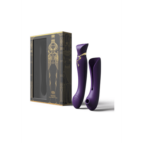 G-Punkt-Vibrator Queen mit Luftdruckstimulator 11,5 x 3,5 cm – Ansicht 7