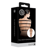 Bondage-Gurte Ouch für den Ganzkörper aus PU-Leder Schwarz – Ansicht 2