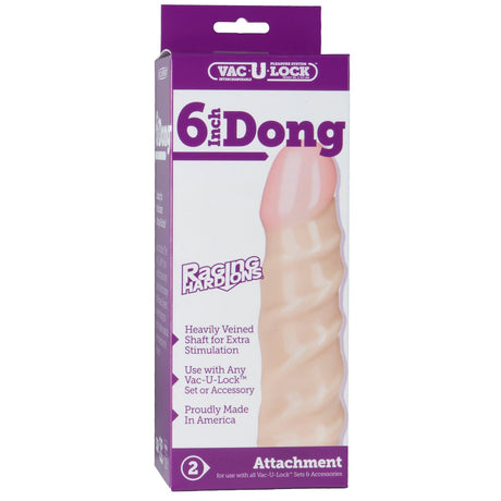Gerippter Dildo natur 15,2 x 3 cm