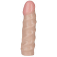 Gerippter Dildo natur 15,2 x 3 cm