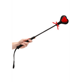 Gerte Ouch herzförmig aus PU-Leder Schwarz-Rot 47 x 7,5 cm – Ansicht 4